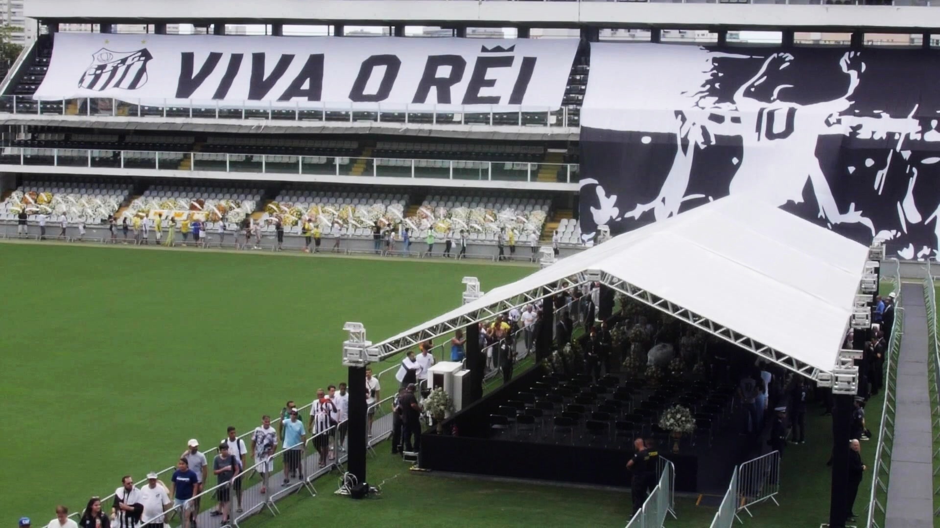 Football: General: Viva President Enfantino is attending the Belee funeral